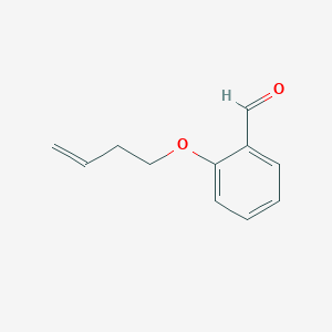 molecular formula C11H12O2 B1315531 2-But-3-enoxybenzaldehyde CAS No. 55400-94-7