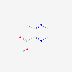 molecular formula C6H6N2O2 B1315543 3-甲基吡嗪-2-羧酸 CAS No. 41110-28-5