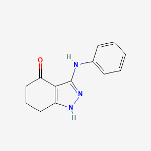 3-(phenylamino)-4,5,6,7-tetrahydro-1H-indazol-4-one