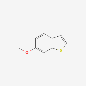 molecular formula C9H8OS B1315557 6-Methoxybenzo[b]thiophene CAS No. 90560-10-4