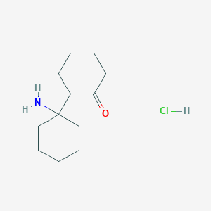 1'-Amino-1,1'-bi(cyclohexyl)-2-one hydrochloride