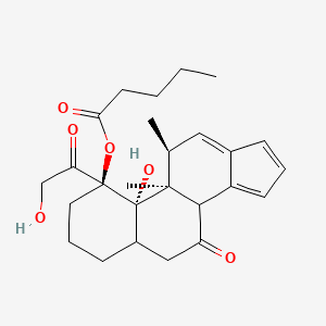 molecular formula C26H34O6 B13155737 Cortisol17-valerate 