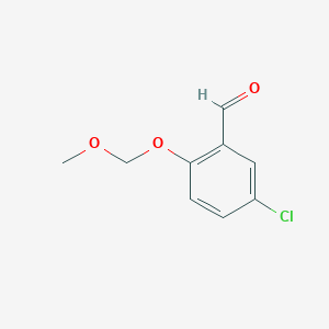 molecular formula C9H9ClO3 B1315581 5-Chloro-2-(methoxymethoxy)benzaldehyde CAS No. 115560-38-8