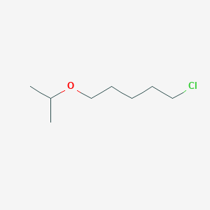 molecular formula C8H17ClO B13155811 1-Chloro-5-(propan-2-yloxy)pentane 