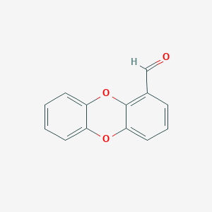 molecular formula C13H8O3 B1315585 Oxanthrene-1-carbaldehyde 