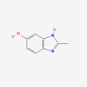 molecular formula C8H8N2O B1315603 2-methyl-1H-benzo[d]imidazol-5-ol CAS No. 41292-66-4