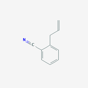 molecular formula C10H9N B1315611 3-(2-Cyanophenyl)-1-propene CAS No. 61463-61-4