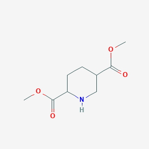 molecular formula C9H15NO4 B1315615 Dimethyl piperidine-2,5-dicarboxylate CAS No. 2207-52-5