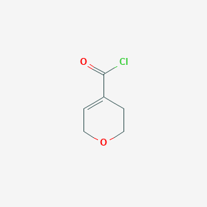 molecular formula C6H7ClO2 B1315618 3,6-Dihydro-2H-pyran-4-carbonyl chloride CAS No. 99338-34-8