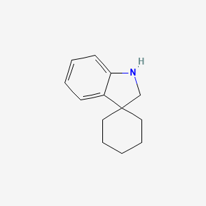 molecular formula C13H17N B1315622 1',2'-Dihydrospiro[cyclohexane-1,3'-indole] CAS No. 4740-63-0