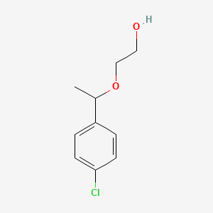 molecular formula C10H13ClO2 B1315623 2-[1-(4-Chlorophenyl)ethoxy]ethan-1-ol CAS No. 20795-42-0