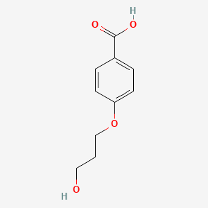 molecular formula C10H12O4 B1315629 4-(3-羟基丙氧基)苯甲酸 CAS No. 46350-87-2