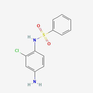 N-(4-Amino-2-chlorophenyl)benzenesulfonamide