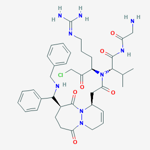 molecular formula C39H52ClN9O6 B131564 Fpam-cmk CAS No. 141650-30-8