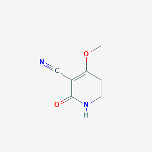 molecular formula C7H6N2O2 B131565 4-Methoxy-2-oxo-1,2-dihydropyridine-3-carbonitrile CAS No. 21642-98-8