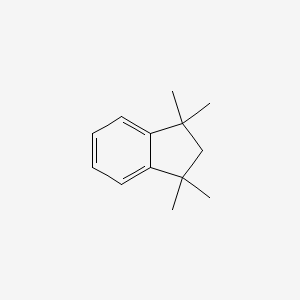 molecular formula C13H18 B1315652 1,1,3,3-Tetramethyl-2,3-dihydro-1H-indene CAS No. 4834-33-7