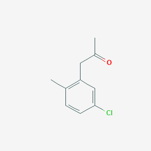 molecular formula C10H11ClO B13156605 1-(5-Chloro-2-methylphenyl)propan-2-one 