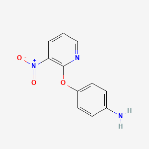 {4-[(3-Nitropyridin-2-yl)oxy]phenyl}amine