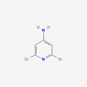 molecular formula C5H4Br2N2 B1315678 2,6-Dibromopyridin-4-amine CAS No. 39771-34-1