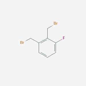molecular formula C8H7Br2F B1315681 1,2-Bis(bromomethyl)-3-fluorobenzene CAS No. 62590-16-3