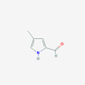 molecular formula C6H7NO B1315684 4-Methyl-1H-pyrrole-2-carbaldehyde CAS No. 24014-19-5