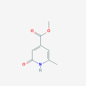 molecular formula C8H9NO3 B1315686 Methyl 2-hydroxy-6-methylisonicotinate CAS No. 98491-78-2