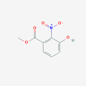 molecular formula C8H7NO5 B1315691 Methyl 3-hydroxy-2-nitrobenzoate CAS No. 89942-77-8