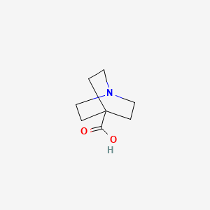 molecular formula C8H13NO2 B1315692 Quinuclidine-4-carboxylic acid CAS No. 55022-88-3