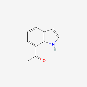 molecular formula C10H9NO B1315699 1-(1H-indol-7-yl)ethanone CAS No. 104019-20-7