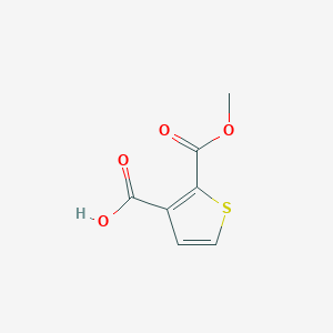 molecular formula C7H6O4S B1315710 2-(Methoxycarbonyl)thiophene-3-carboxylic acid CAS No. 115777-72-5