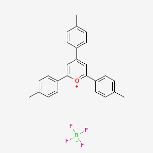 molecular formula C26H23BF4O B1315713 2,4,6-Tri(p-tolyl)pyrylium tetrafluoroborate salt CAS No. 2713-21-5