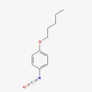molecular formula C12H15NO2 B1315715 1-Isocyanato-4-(pentyloxy)benzene CAS No. 32223-67-9