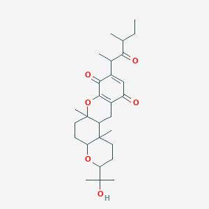 molecular formula C28H40O6 B131572 14-Epicochlioquinone B CAS No. 157183-69-2