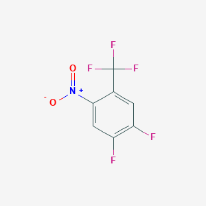 molecular formula C7H2F5NO2 B1315726 1,2-二氟-4-硝基-5-(三氟甲基)苯 CAS No. 117392-82-2