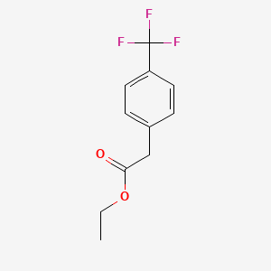 molecular formula C11H11F3O2 B1315727 Ethyl 2-(4-(trifluoromethyl)phenyl)acetate CAS No. 721-63-1