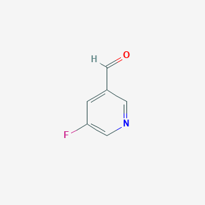 molecular formula C6H4FNO B1315728 5-氟吡啶-3-甲醛 CAS No. 39891-04-8