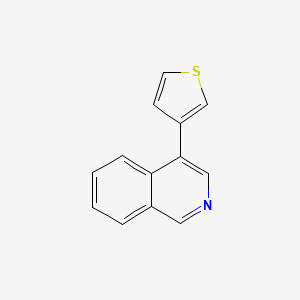 B1315737 4-(3-Thienyl)isoquinoline CAS No. 112370-12-4