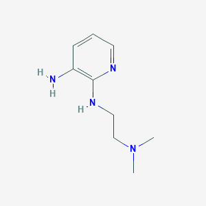 molecular formula C9H16N4 B1315738 N2-[2-(二甲基氨基)乙基]-2,3-吡啶二胺 CAS No. 834798-18-4