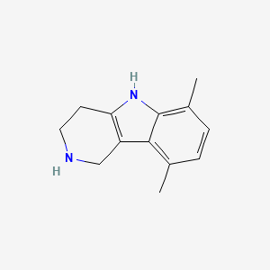 molecular formula C13H16N2 B13157429 6,9-dimethyl-2,3,4,5-tetrahydro-1H-pyrido[4,3-b]indole 