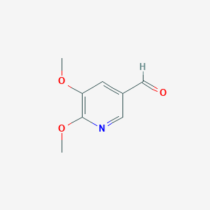 molecular formula C8H9NO3 B1315746 5,6-Dimethoxynicotinaldehyde CAS No. 52605-99-9