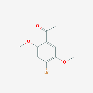 molecular formula C10H11BrO3 B1315760 1-(4-溴-2,5-二甲氧基苯基)乙酮 CAS No. 90841-64-8