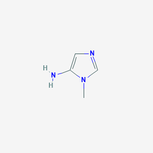 molecular formula C4H7N3 B1315762 1-甲基-1H-咪唑-5-胺 CAS No. 66787-75-5
