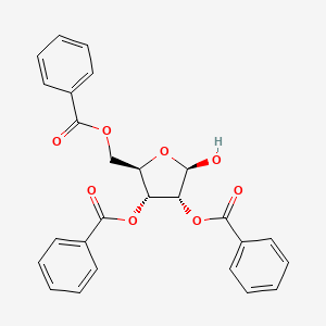 molecular formula C26H22O8 B1315763 β-D-核糖呋喃糖 2,3,5-三苯甲酸酯 CAS No. 67525-66-0