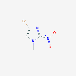 molecular formula C4H4BrN3O2 B1315764 4-溴-1-甲基-2-硝基-1H-咪唑 CAS No. 121816-79-3