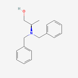 molecular formula C17H21NO B1315770 (2R)-2-(Dibenzylamino)propan-1-ol CAS No. 60479-64-3