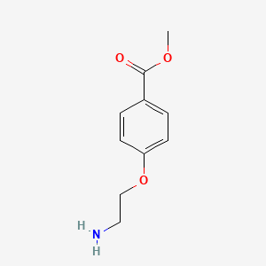 molecular formula C10H13NO3 B1315781 4-(2-氨基乙氧基)苯甲酸甲酯 CAS No. 56850-93-2