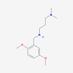 molecular formula C14H24N2O2 B1315792 N'-(2,5-dimethoxybenzyl)-N,N-dimethylpropane-1,3-diamine CAS No. 121177-62-6