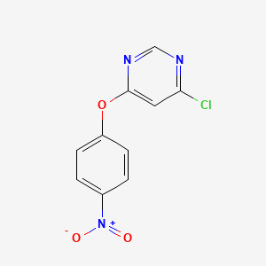 molecular formula C10H6ClN3O3 B1315804 4-Chloro-6-(4-nitrophenoxy)pyrimidine CAS No. 124041-03-8