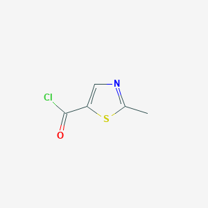 molecular formula C5H4ClNOS B1315835 2-Methyl-1,3-thiazole-5-carbonyl chloride CAS No. 60971-72-4