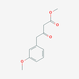 molecular formula C12H14O4 B1315840 Methyl 4-(3-methoxyphenyl)-3-oxobutanoate CAS No. 192213-57-3